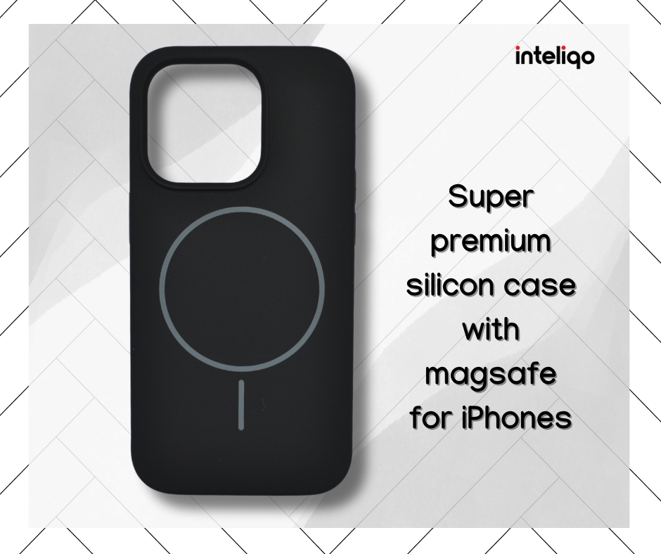 Premium Magsafe Silicone Case for iPhone 12 & 12 Pro (Black)